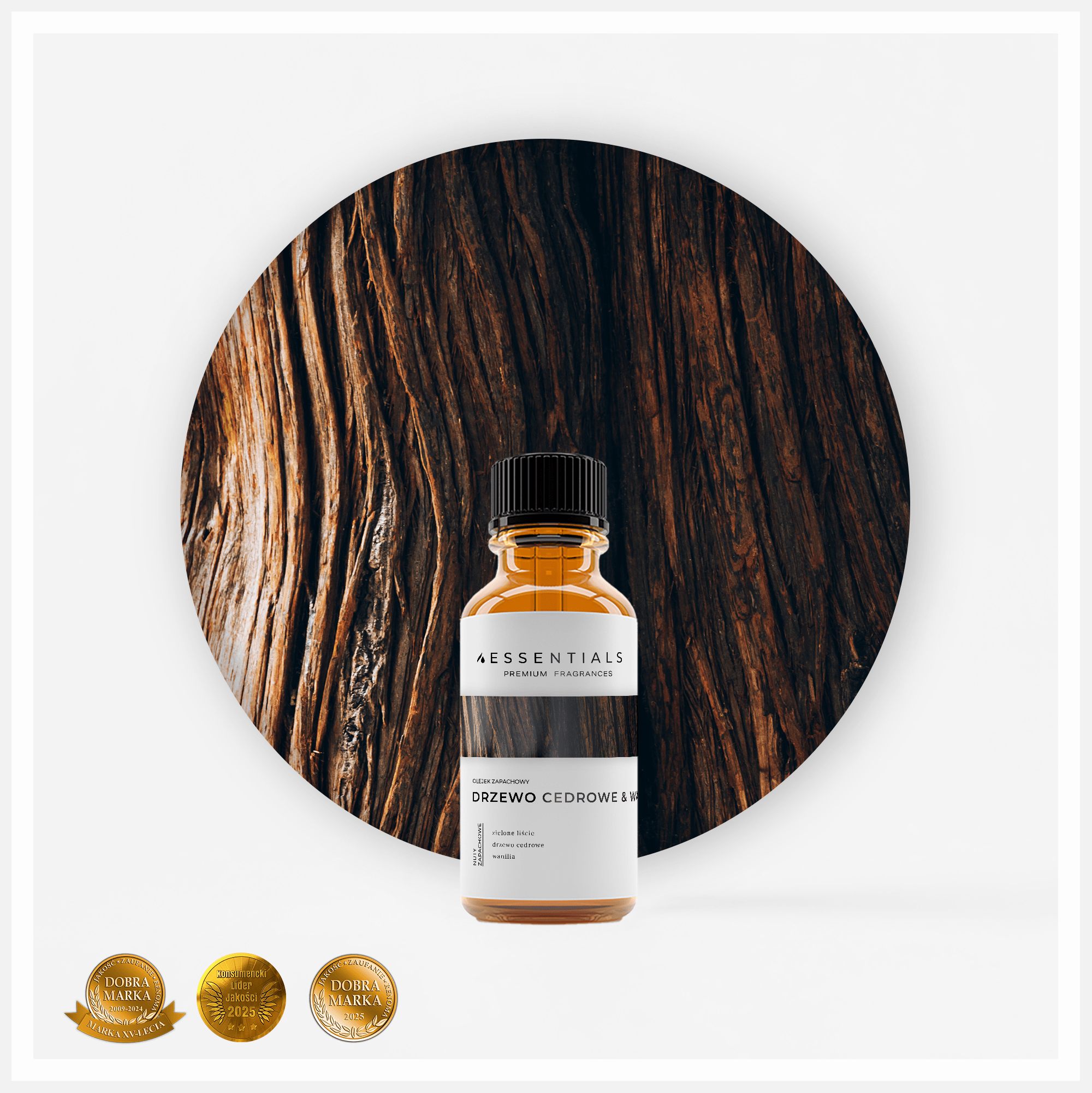 Olejek zapachowy Drzewo Cedrowe & Wanilia