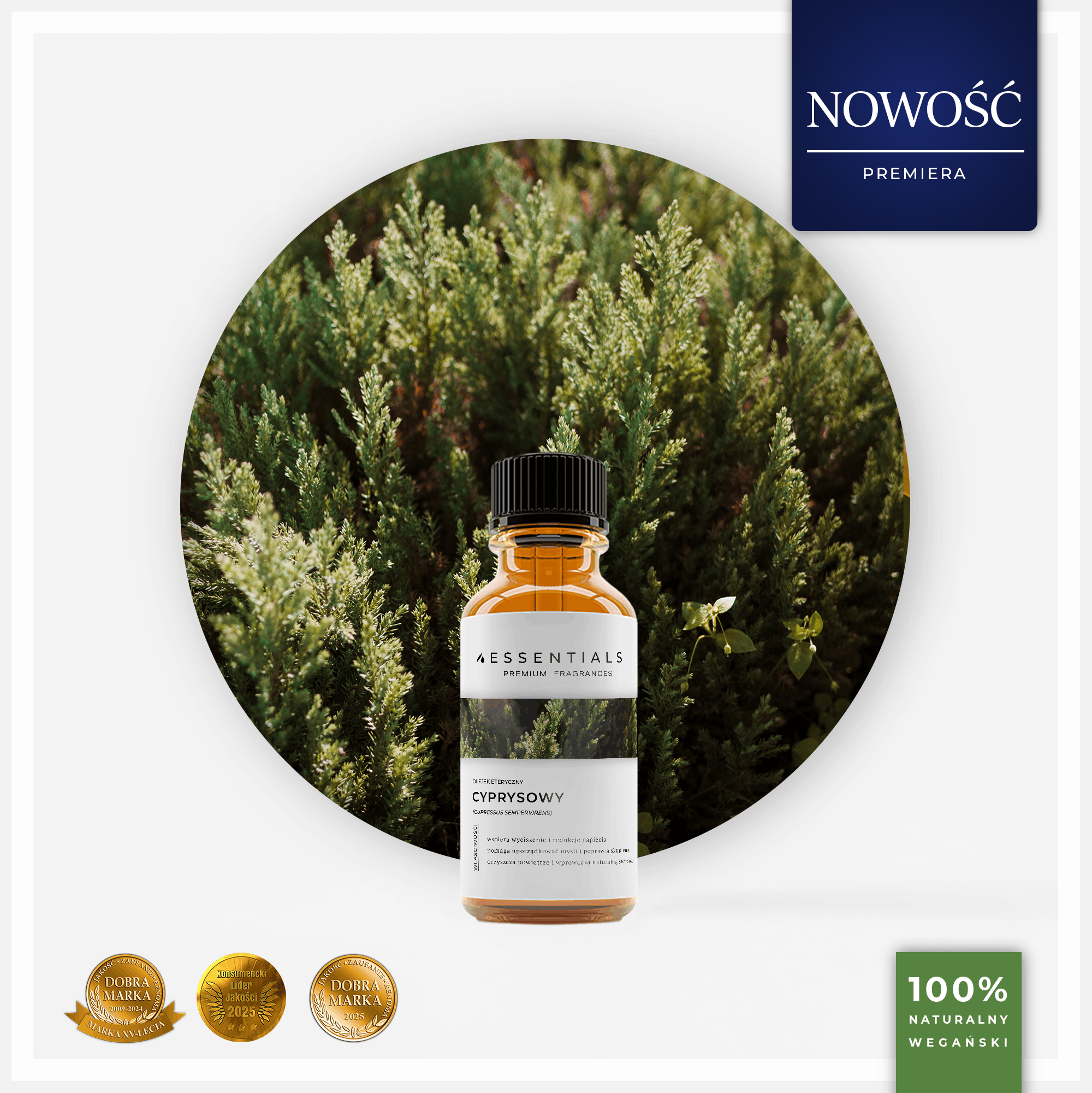 Olejek eteryczny Cyprysowy (Cupressus Sempervirens)