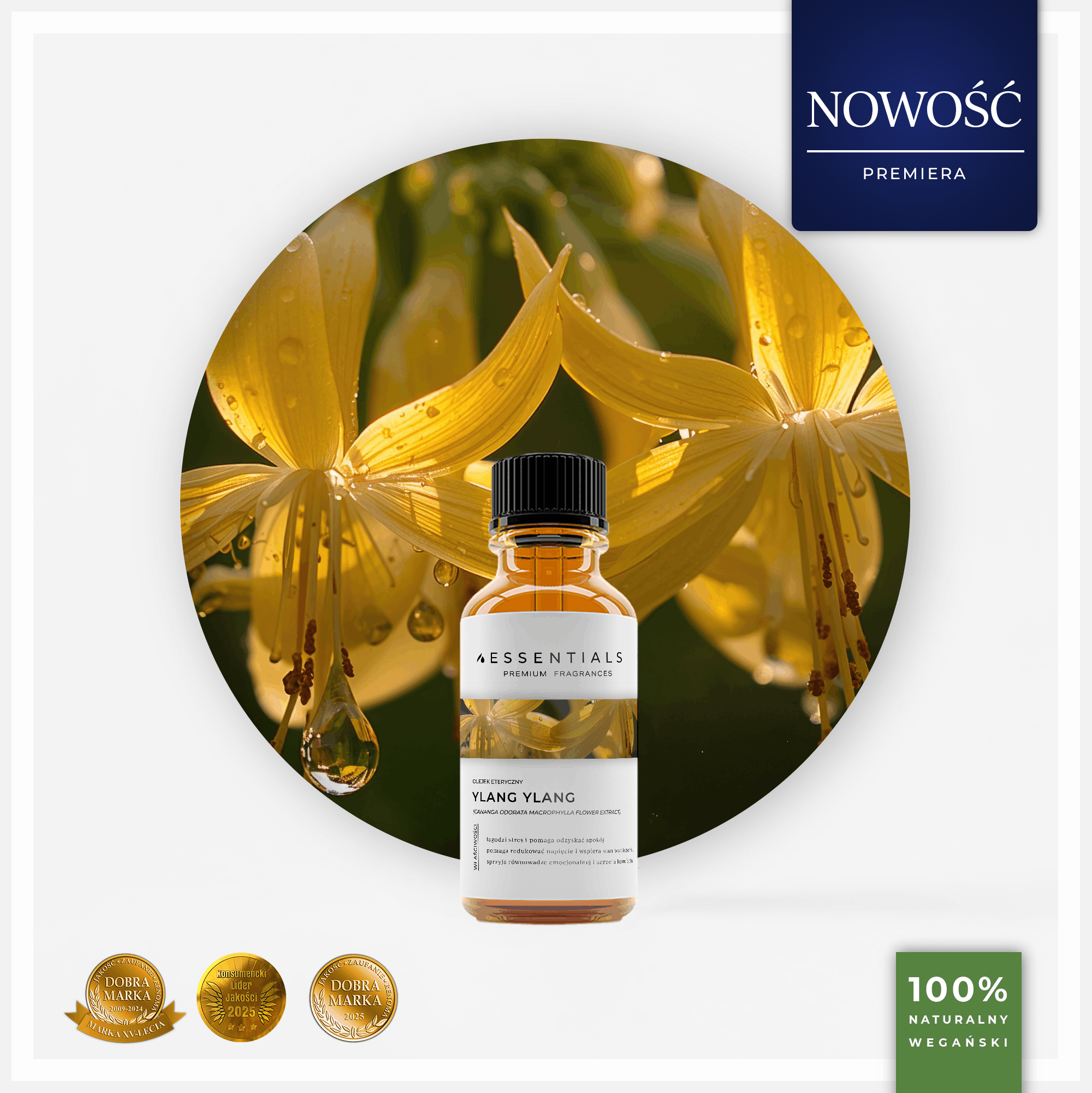 Olejek eteryczny Ylang Ylang (Cananga Odorata)