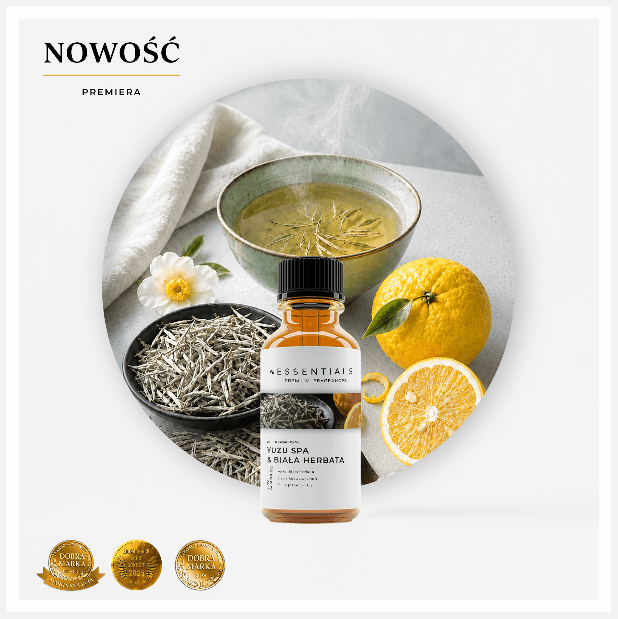 Olejek zapachowy Yuzu Spa & Biała Herbata